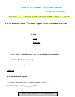 English note for Grade 1 .docx